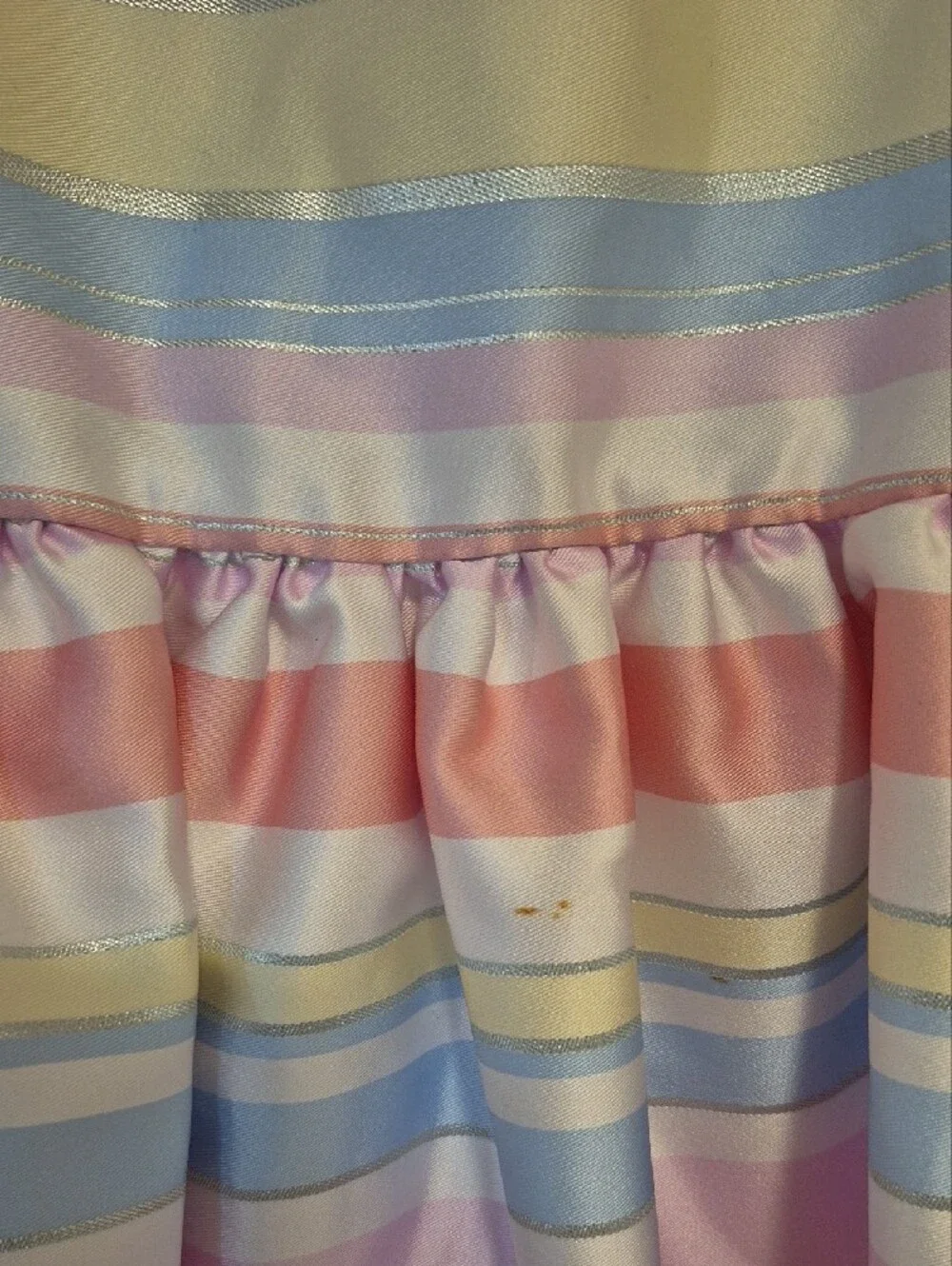 The Children's Place Pastel Striped Sleeveless Party Dress - Pink, Blue, Yellow